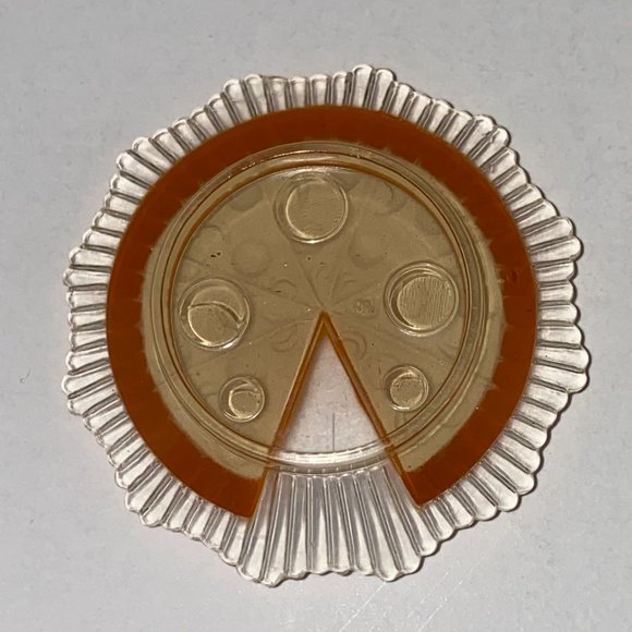 Barbie Pretend Play Food Pizza or Pie on Clear Dish Kids Accessory Playset Toy - Picture 4 of 5